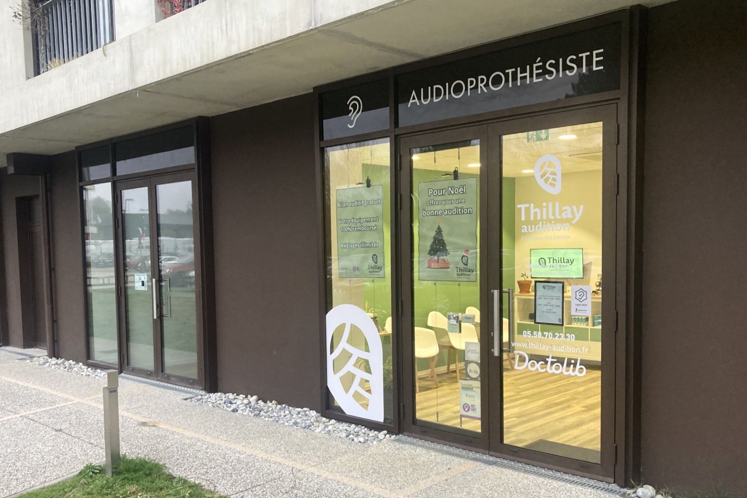Façade du centre auditif Thillay Audition à Mées dans les Landes